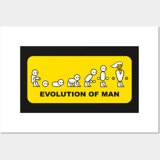 Evolution Of a Man Posters and Art